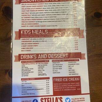 Stella's Bar and Grill - November 2023 menu - Bars Near Me - Bellevue, Nebraska