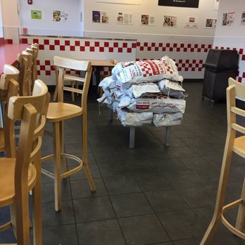 Five Guys - Potatoes waiting to become fries - Burgers Near Me - Norfolk, Virginia
