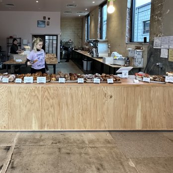 Last Call Baking - A full counter early in the morning. They sell out early so get over there ASAP - Bakeries Near Me - Birmingham, Alabama