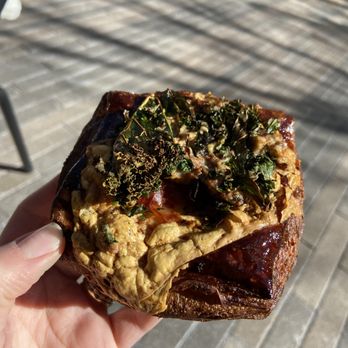 Corvus Coffee Roasters - Ham and cheese croissant - Coffee & Tea Near Me - Denver, Colorado