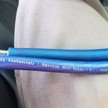 Stereo Pros - This is a piece of wire I originally had which is 0 gauge - Car Stereo Installation Near Me - Corona, California Stereo Pros - This is a piece of wire I originally had which is 0 gauge - Car Stereo Installation Near Me - Corona, California