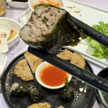 Crab Hot Lau - Inside of the Pork Lolot Leaves - Hot Pot Near Me - Vancouver, British Columbia