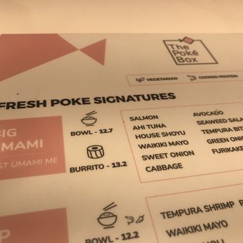 The Poké Box - Salad Near Me - Waterloo, Ontario