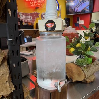 Ray’s BBQ - Self-serve water station. - Barbeque Near Me - Huntington Park, California