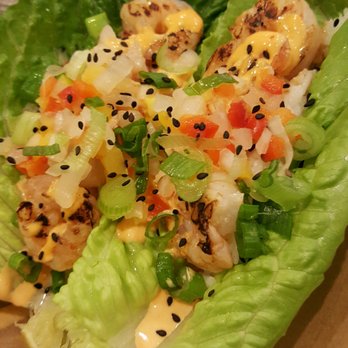Cha Cafe - Grilled shrimp saam bap - Coffee & Tea Near Me - El Monte, California Cha Cafe - Grilled shrimp saam bap - Coffee & Tea Near Me - El Monte, California