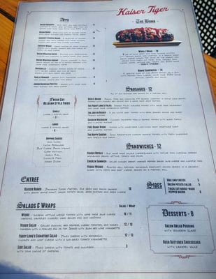 Menu photo 6 Kaiser Tiger Chicago, IL