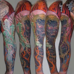Black and Blue Tattoo - Fudo by Rob Noseworthy