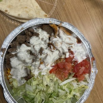Halal Cart SF - Combo (chicken + gyro) plate $15 - Food Trucks Near Me - San Francisco, California Halal Cart SF - Combo (chicken + gyro) plate $15 - Food Trucks Near Me - San Francisco, California