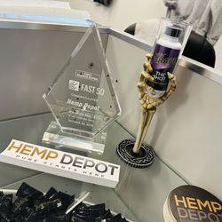 Hemp Depot - The shot I got in their cute Halloween cup