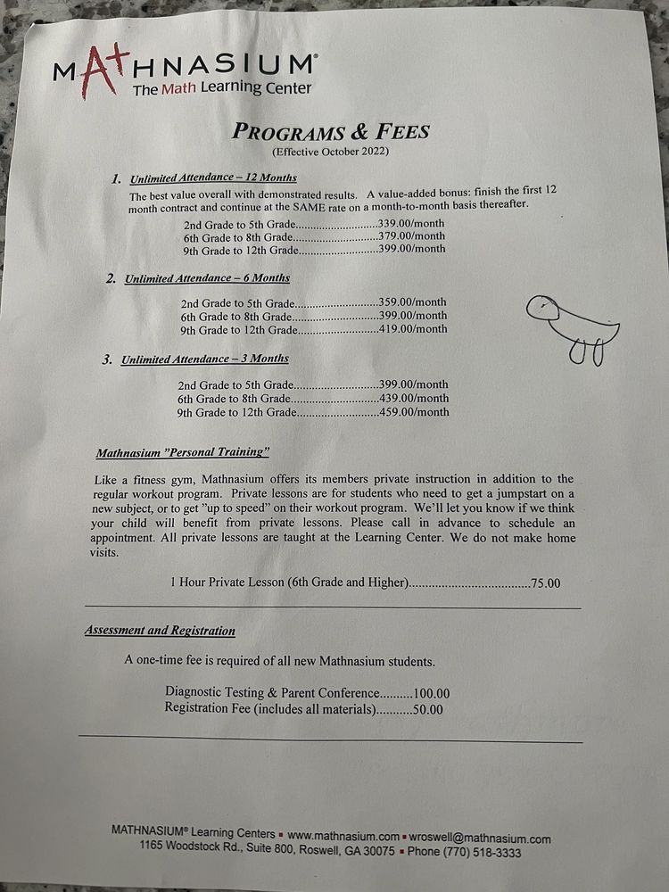 Mathnasium - reading tutor in Roswell, GA