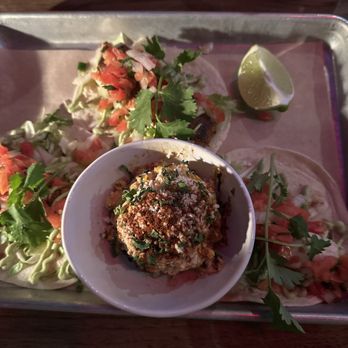 Rusty Bucket Restaurant and Tavern - Baja Tacos w/ flour tortillas - American Near Me - Westerville, Ohio Rusty Bucket Restaurant and Tavern - Baja Tacos w/ flour tortillas - American Near Me - Westerville, Ohio