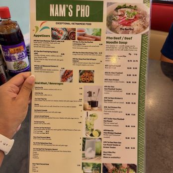 Nam Pho - Menu | September 2026 - Vietnamese Near Me - Annapolis, Maryland