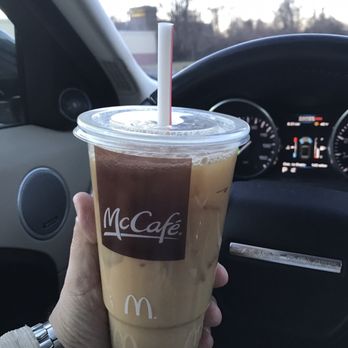 McDonald's - Large iced coffee no sugar. Just milk - Burgers Near Me - Lynn, Massachusetts