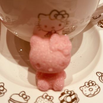 Hello Kitty Cafe - Sugar shaped hello kitty - Cafes Near Me - Irvine, California