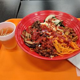 Create your own super bap bowl Create your own super bap bowl