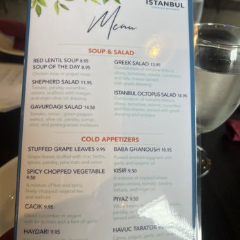 Istanbul Turkish Kitchen - Menu - Mediterranean Near Me - Mason, Ohio