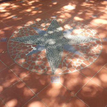 Highland Park Library - Pretty tiles outside - Libraries Near Me - Highland Park, Texas