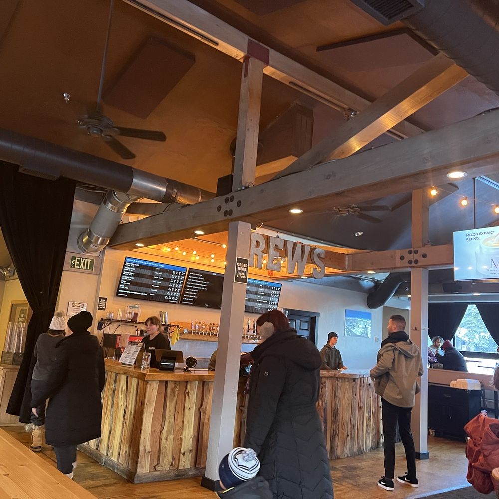 Mammoth Brewing - Upstairs seating - Breweries Near Me - Mammoth Lakes, California