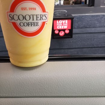 Scooter's Coffee - Mango Scooter Smoothie! - Coffee & Tea Near Me - Rowlett, Texas Scooter's Coffee - Mango Scooter Smoothie! - Coffee & Tea Near Me - Rowlett, Texas