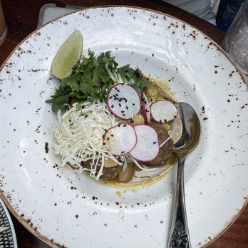Beatnik On The River - Green Curry Meatballs Pozole - Cocktail Bars Near Me - Chicago, Illinois Beatnik On The River - Green Curry Meatballs Pozole - Cocktail Bars Near Me - Chicago, Illinois
