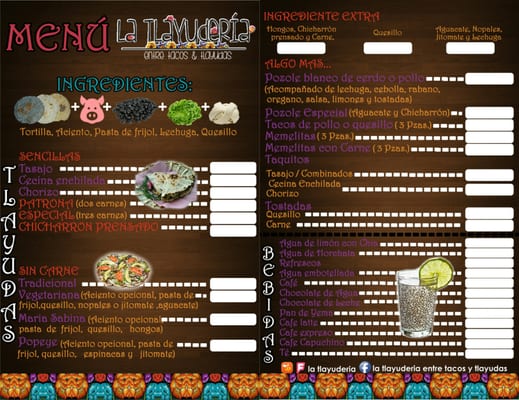 Menu photo 2 La Tlayuderia San Pedro Cholula, PUE