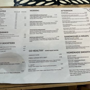Bon’s - Menu - Cafes Near Me - London, XGL Bon’s - Menu - Cafes Near Me - London, XGL