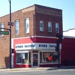 Byers Vacuum Cleaner Sales & Service - SW corner 1st & University parking in rear