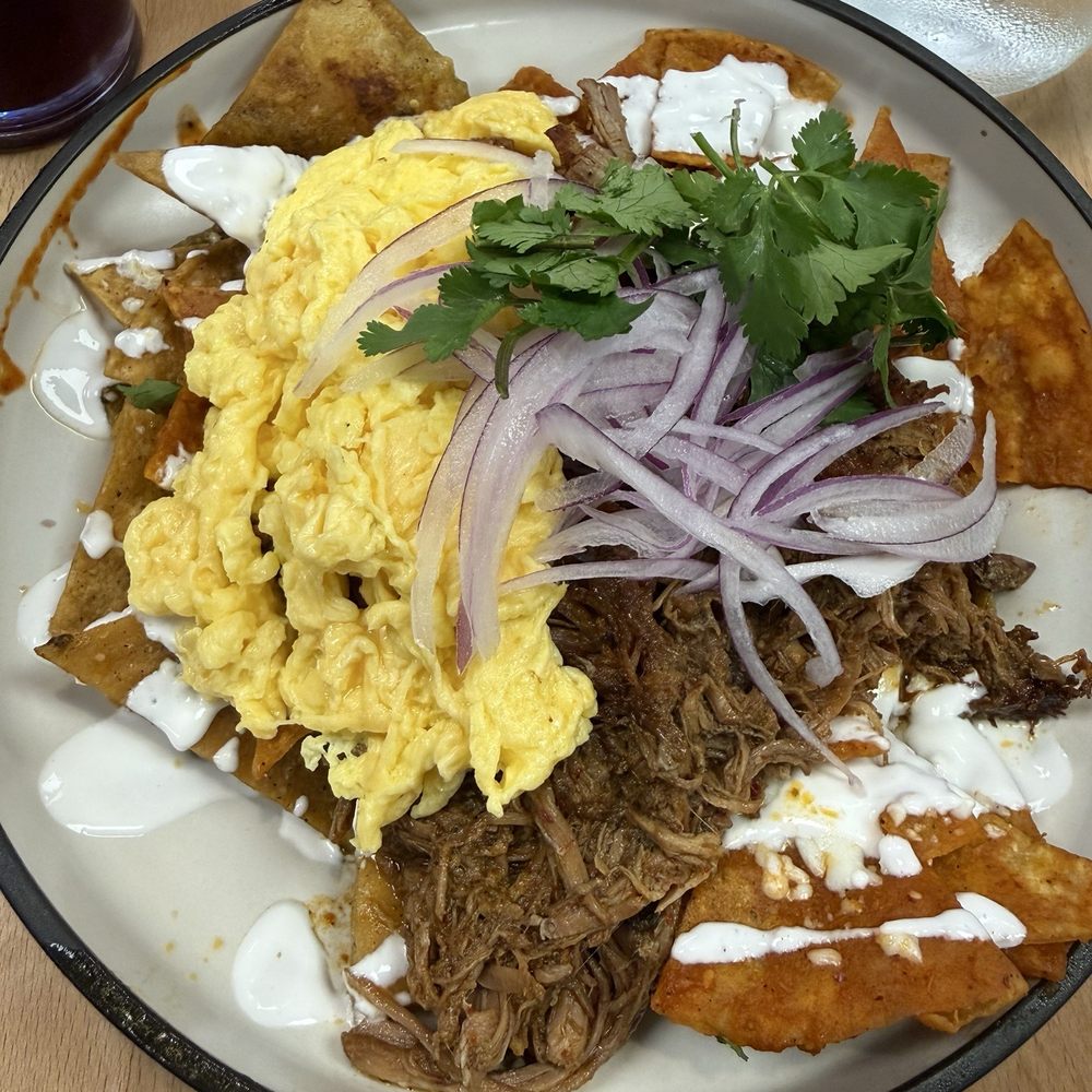 SeD Cocina - chilaquiles with beef birria - Mexican Near Me - Montclair, California SeD Cocina - chilaquiles with beef birria - Mexican Near Me - Montclair, California