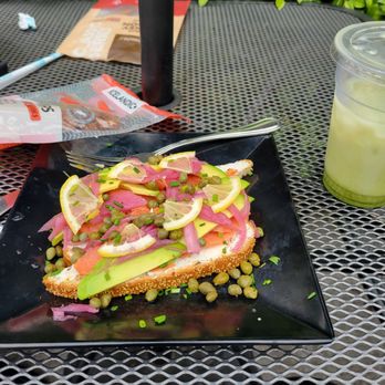 Bayside Farmstead Café - Ignore the dog treats. This is the Trinidad Tartine. - Coffee & Tea Near Me - Bayside, California Bayside Farmstead Café - Ignore the dog treats. This is the Trinidad Tartine. - Coffee & Tea Near Me - Bayside, California