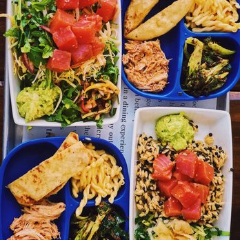 Vessel Kitchen - 2 junior plates w/ side of mac n' cheese, poke tuna bowl, soy ginger tuna salad - New American Near Me - Park City, Utah
