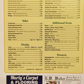 McSweeney's Red Hots - Menu - Burgers Near Me - Plattsburgh, New York McSweeney's Red Hots - Menu - Burgers Near Me - Plattsburgh, New York