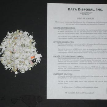 Data Disposal - Shredding Services Near Me - El Cajon, California