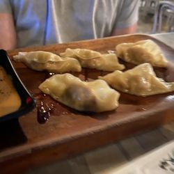 Reserva 304 - Pork dumplings. 6 come in the order, I didn't get my phone out quick enough.