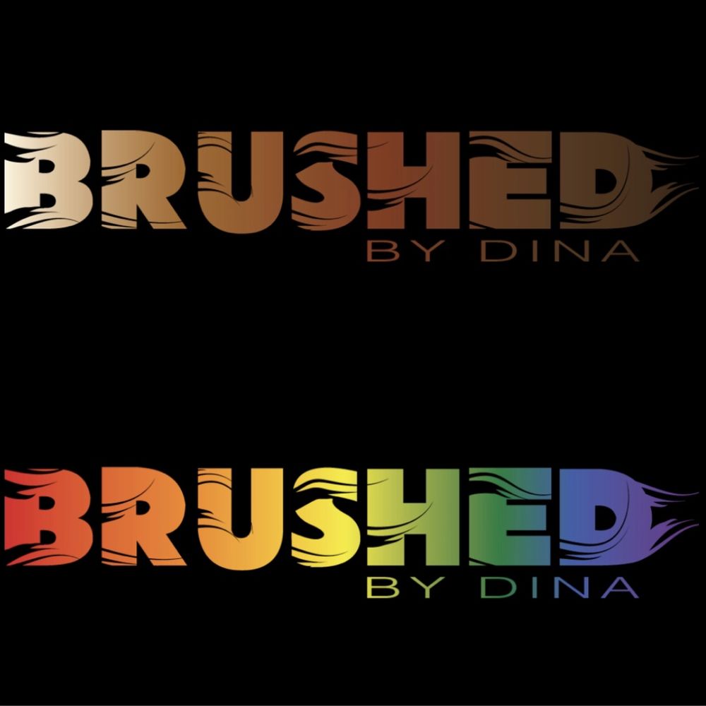 Brushed By Dina Logo