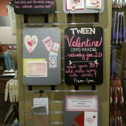 Papersource - They offer wonderful workshops to get your crafting on. Bring a friend and get a discount on the workshop.