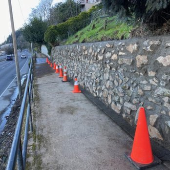 Best In Concrete Services - Retaining wall after - three days later! - Masonry/Concrete Near Me