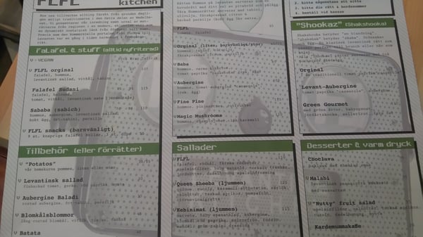 Menu photo 4 FLFL Levantive Kitchen Stockholm, AB