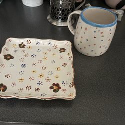 Platter and Mug