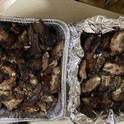 Lem's Bar-B-Q - Rib Tips from the catering menu ($85)