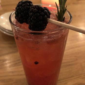 Coastal Kitchen - A blackberry gin drink. - New American Near Me - Dana Point, California