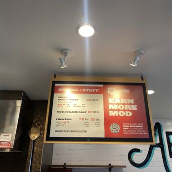 MOD Pizza - More hanging menu - Fast Food Near Me - Arnold, Missouri