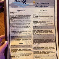 Union Landing Restaurant - Menu