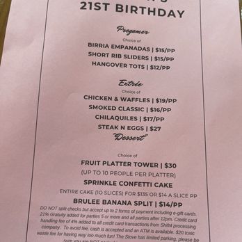 The Stove NV - Love the personalized menu - Breakfast & Brunch Near Me - Henderson, Nevada The Stove NV - Love the personalized menu - Breakfast & Brunch Near Me - Henderson, Nevada