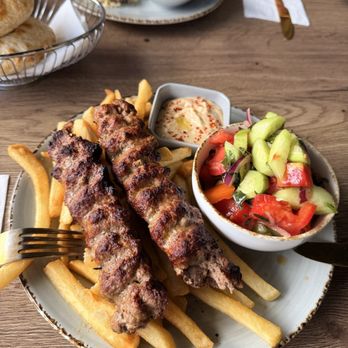 Shawarma BBQ Express - Lamb Lula Kebab Plate - Mediterranean Near Me - Valley Village, California Shawarma BBQ Express - Lamb Lula Kebab Plate - Mediterranean Near Me - Valley Village, California