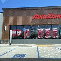 Exterior outside entrance of AutoZone Auto Parts - Lathrop, California Exterior outside entrance of AutoZone Auto Parts - Lathrop, California
