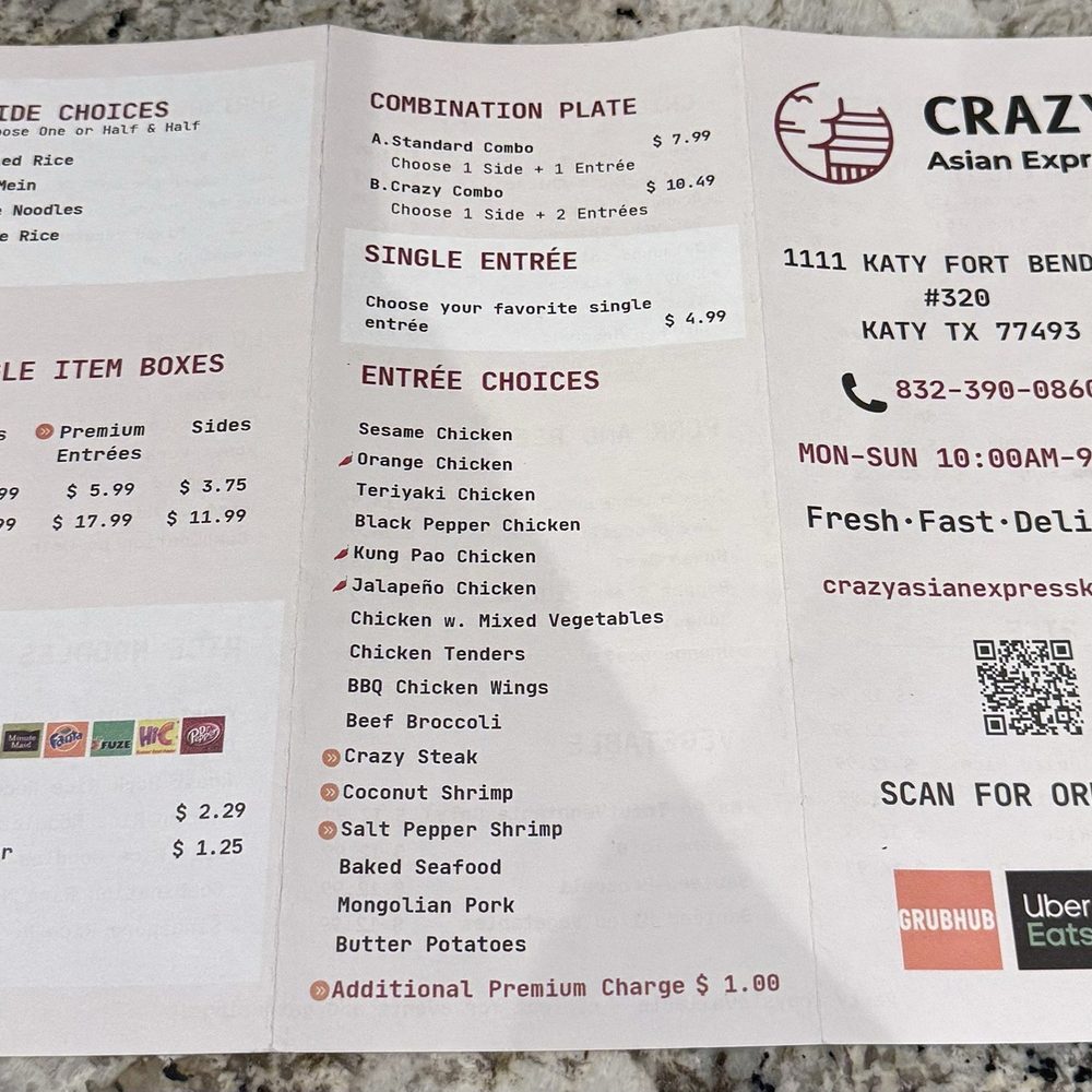 Menu Menu