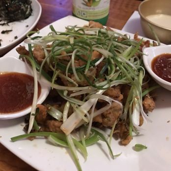 Rainpia - Spicy boneless chicken with scallions. - Korean Near Me - Ellicott City, Maryland Rainpia - Spicy boneless chicken with scallions. - Korean Near Me - Ellicott City, Maryland