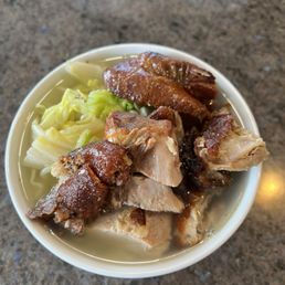 Roast duck noodle soup Roast duck noodle soup
