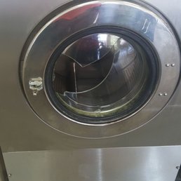 Broken glass on washer