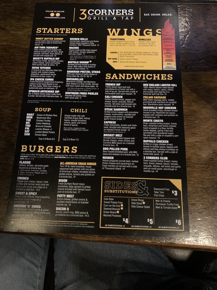 3 Corners Grill & Tap - Lemont